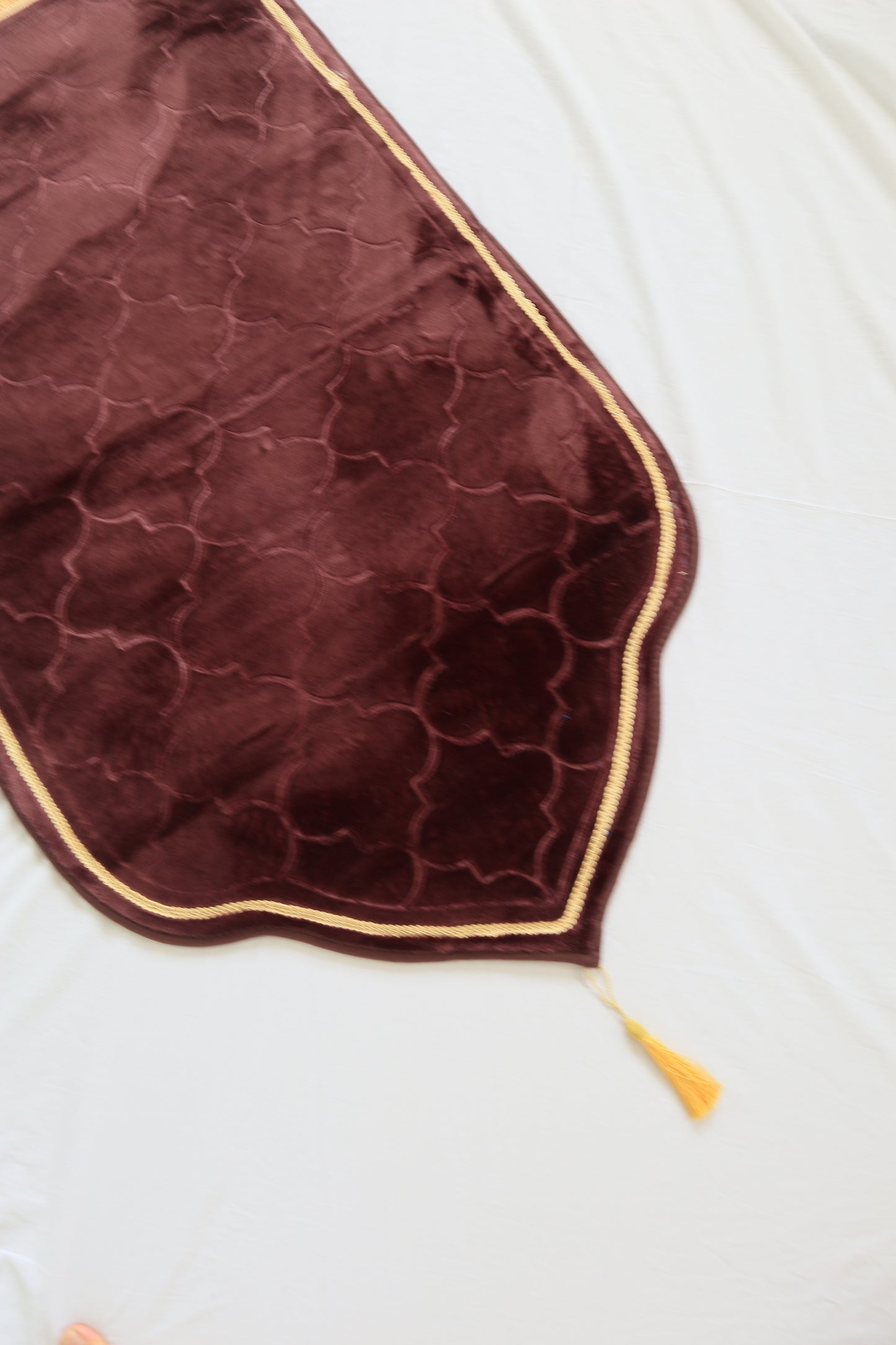 Luxe Prayer Mats Embroidered - Coffee