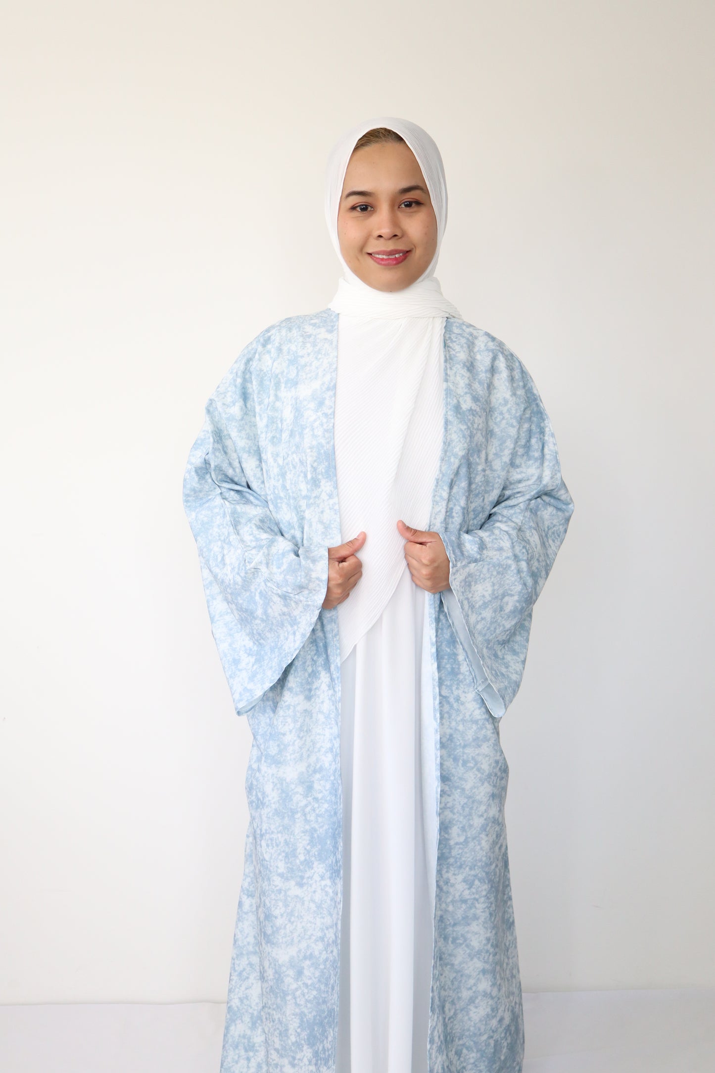 Inaya Abaya Set - Sky Blue