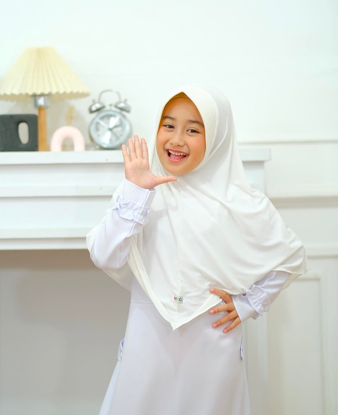 Kids Slip on hijab 5-12 years old