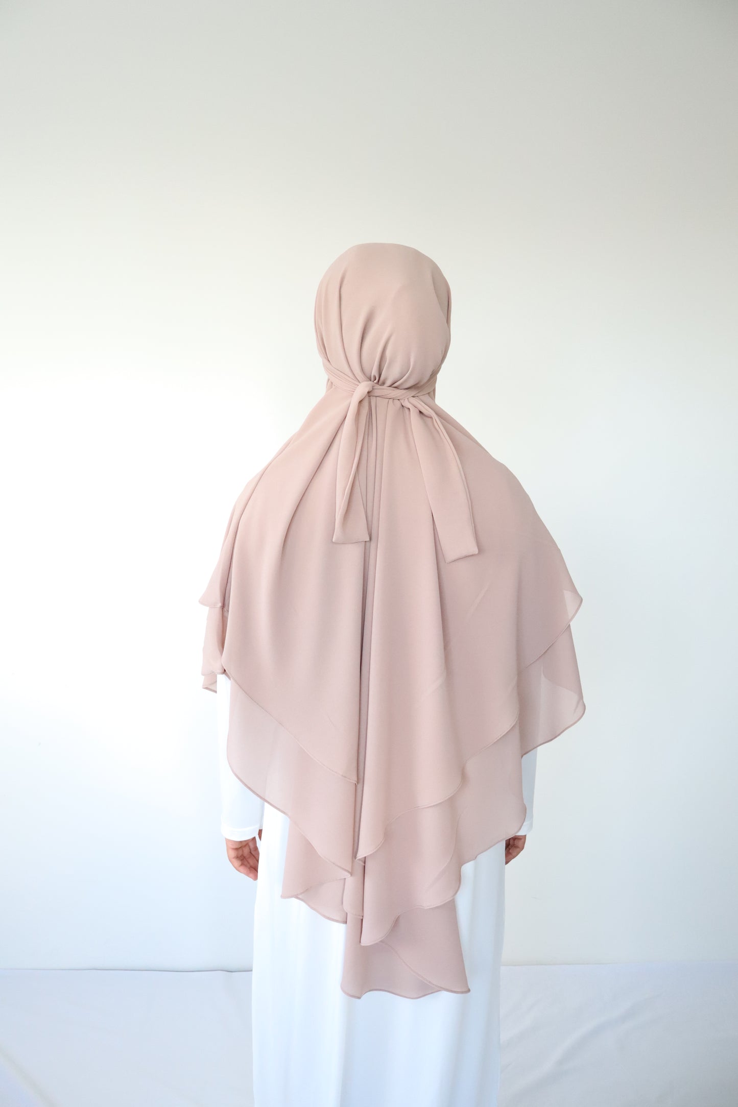 Kaylin Chiffon Khimar M - Latte