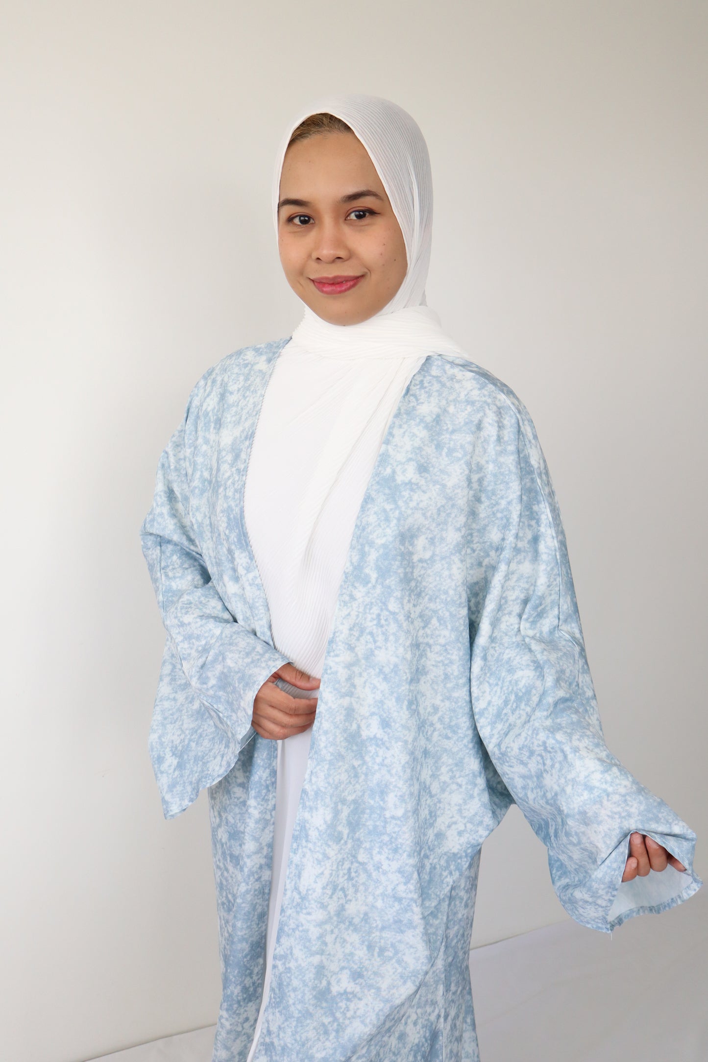 Inaya Abaya Set - Sky Blue