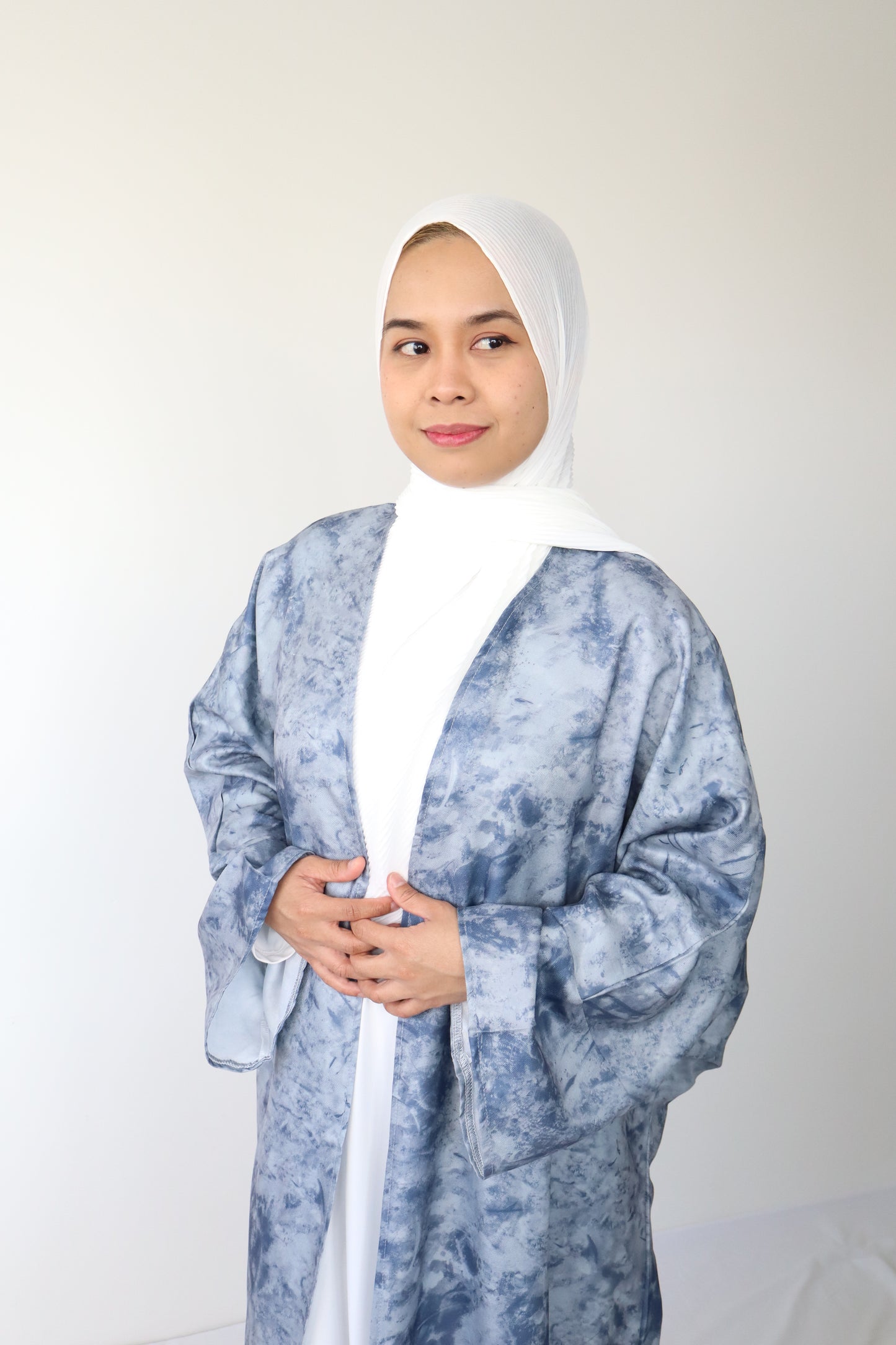 Inaya Abaya Set - Navy