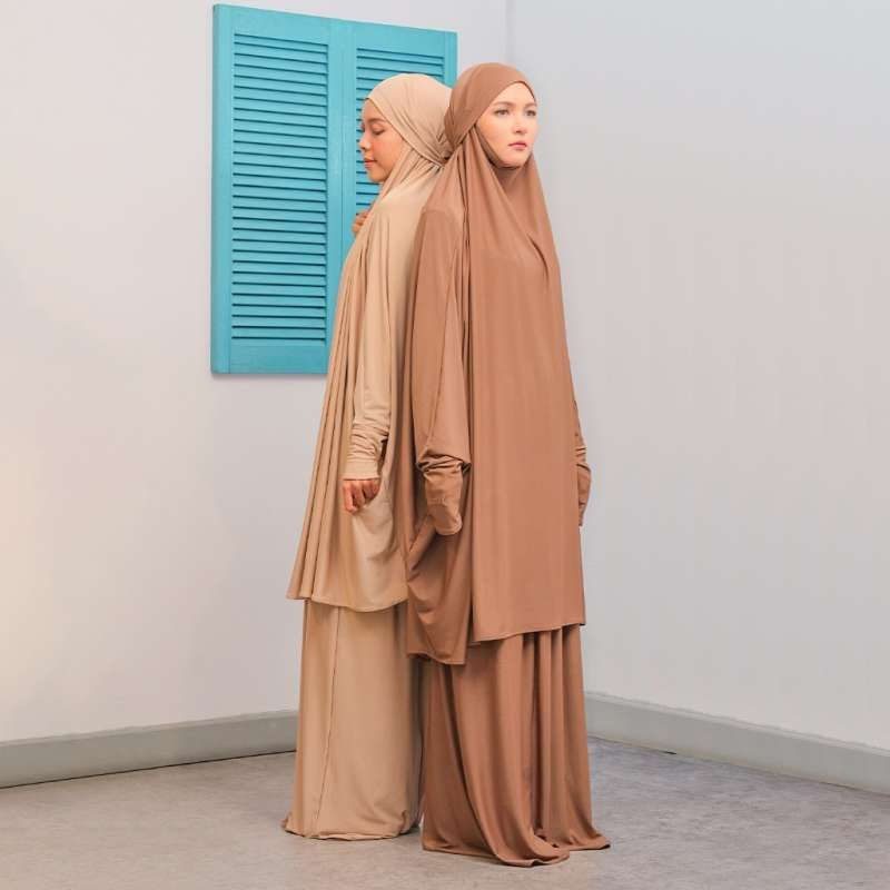 Sabreena Jersey Prayer clothes for Hajj & Umrah - Soft Purple
