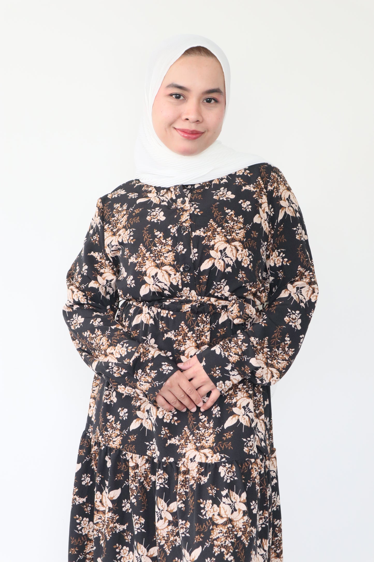 Floral Ruffle Maxi Dress