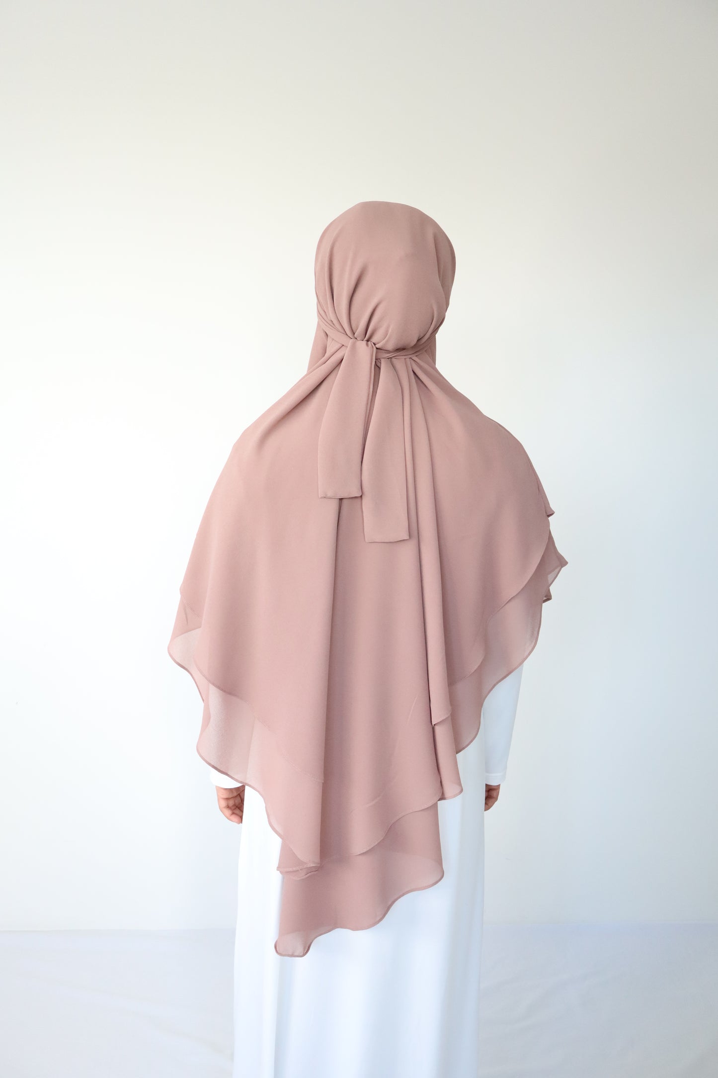 Kaylin Chiffon Khimar M - Mocca