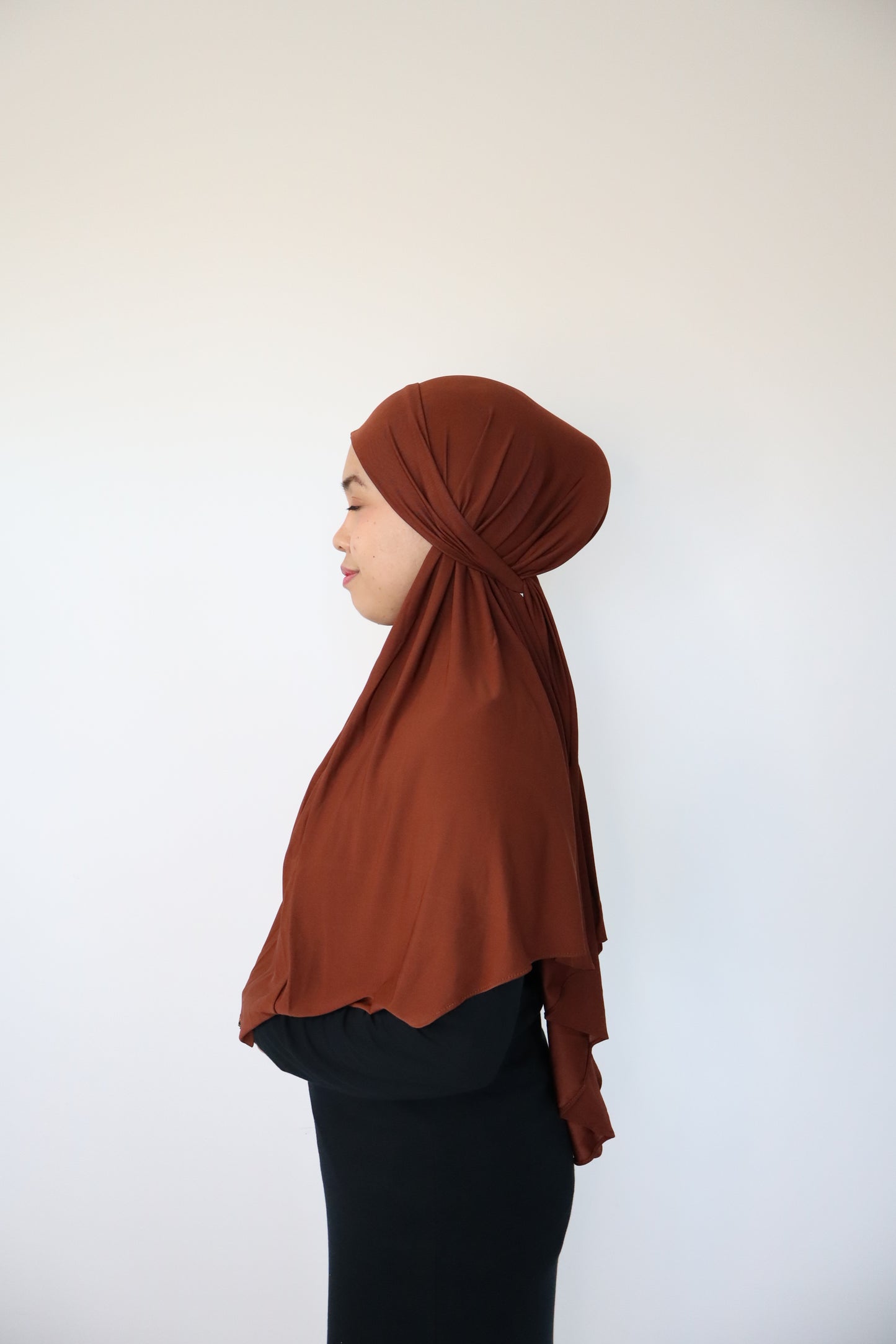Khimar Jersey - Caramel