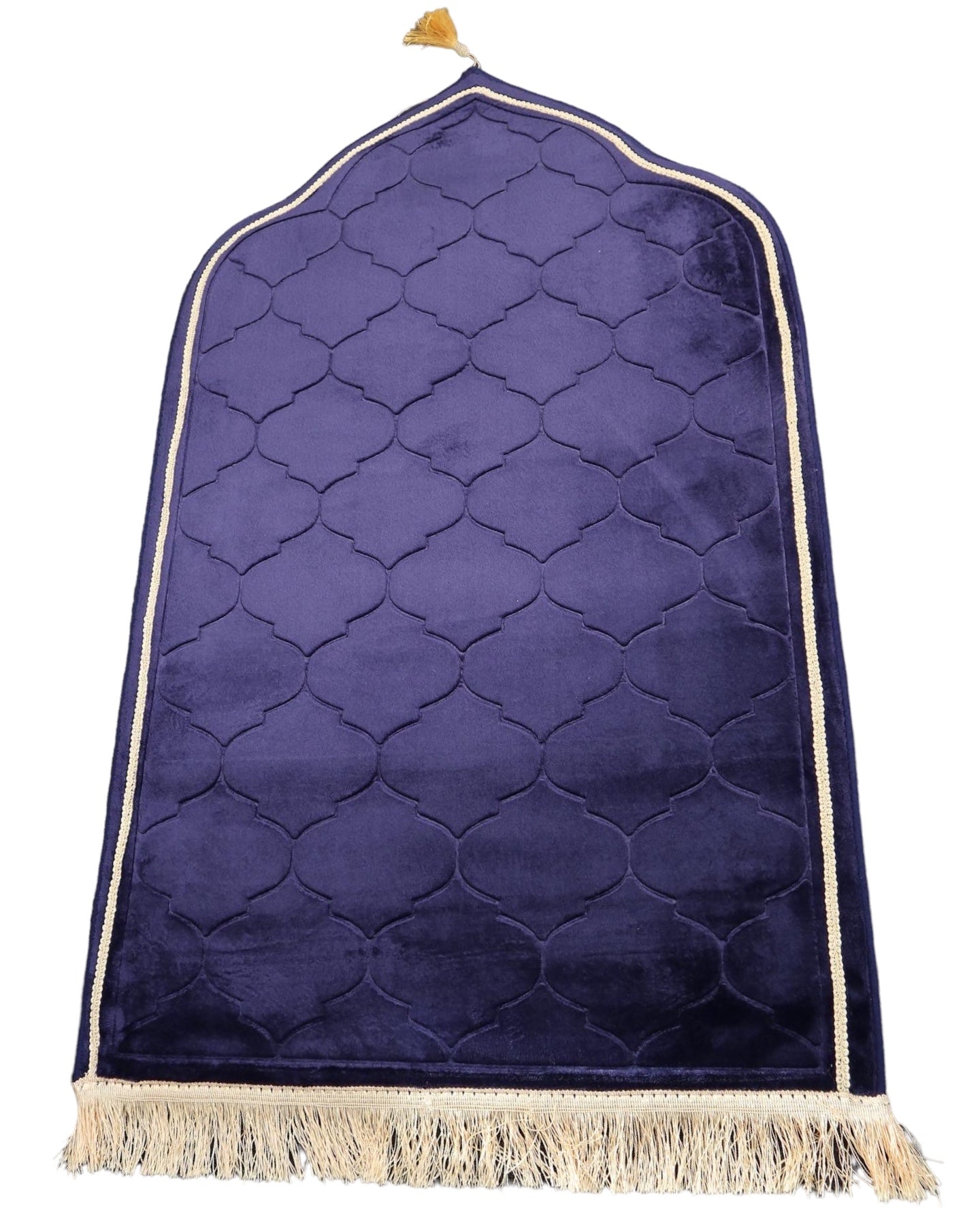 Luxury Prayer Mats Embroidered - Dark Blue