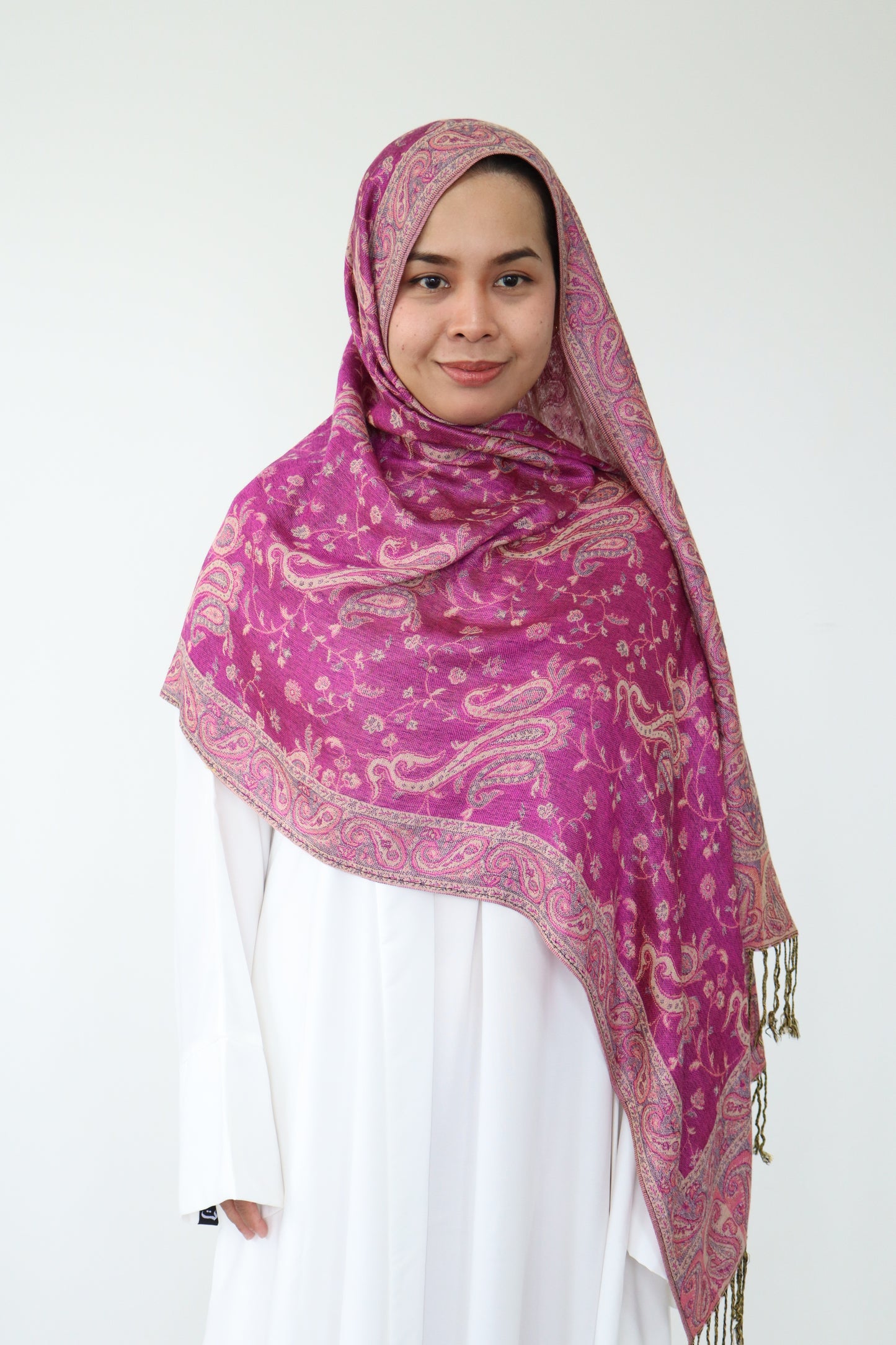 Pashmina Hijab - Plum