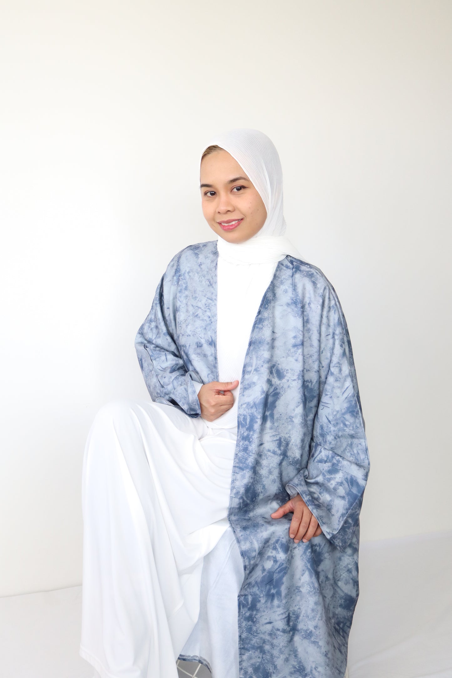 Inaya Abaya Set - Navy
