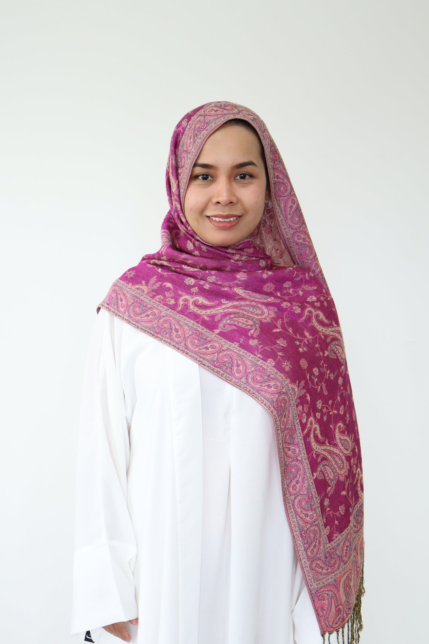 Pashmina Hijab - Plum