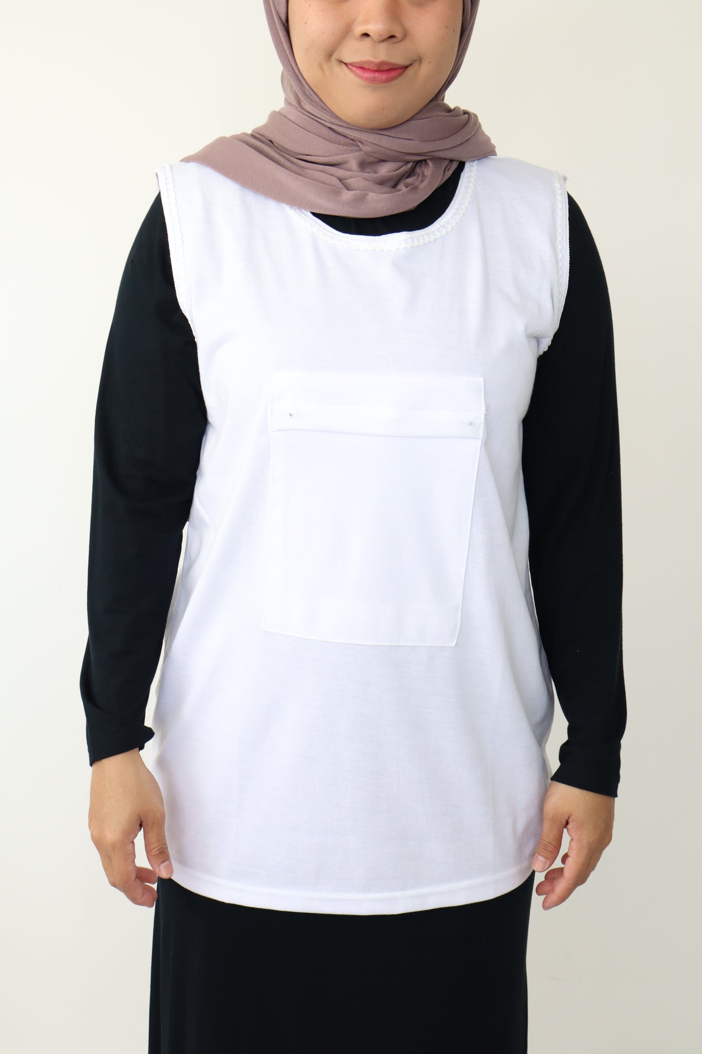 Sabreena Jersey Prayer clothes for Hajj & Umrah - Silver