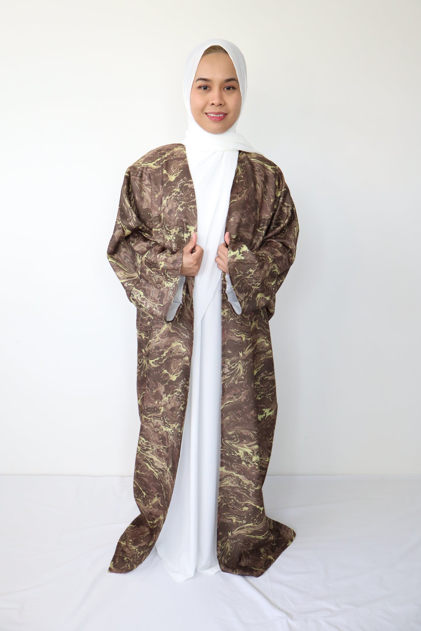 Inaya Abaya Set - Brown