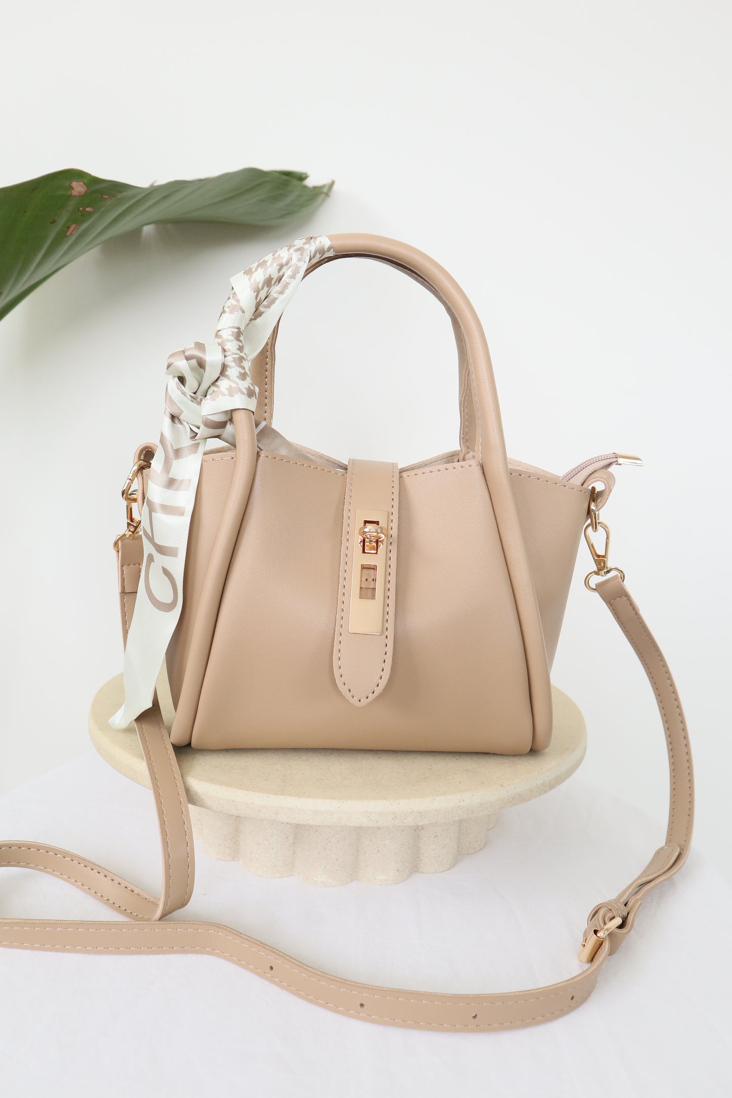Moona Handbags - Vegan Leather- Khaki