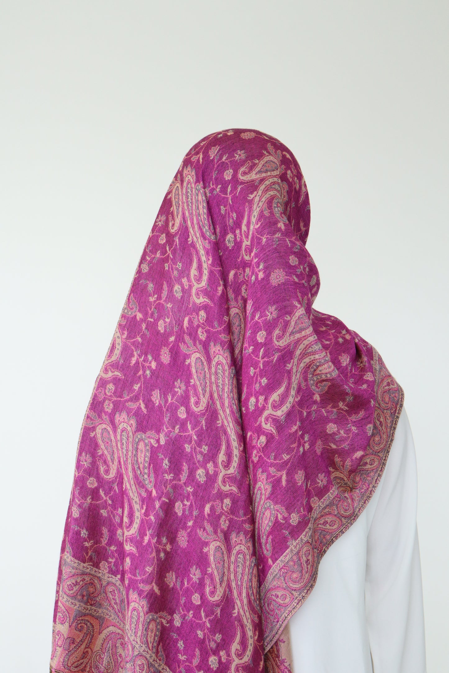 Pashmina Hijab - Plum