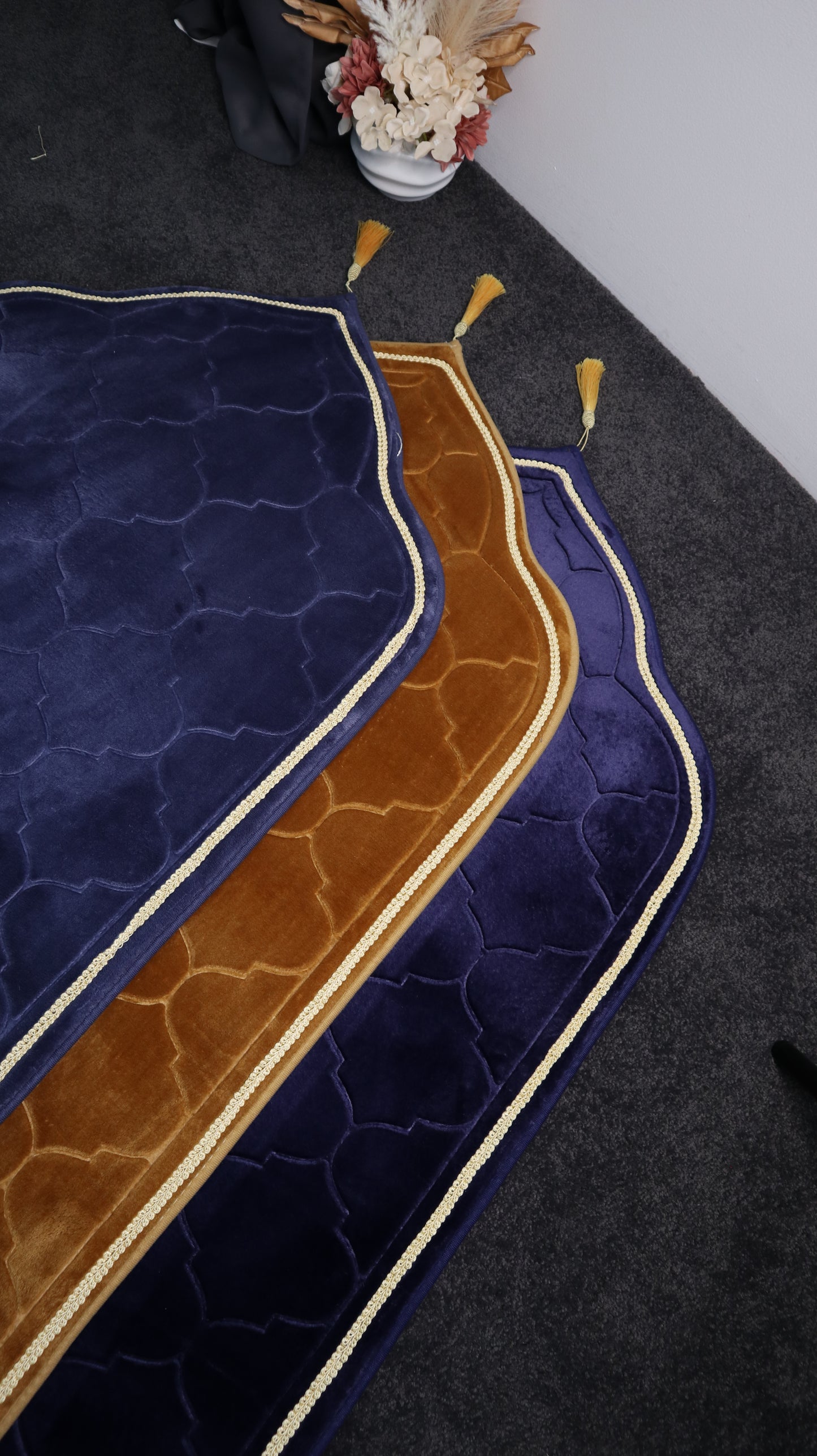 Luxury Prayer Mats Embroidered - Brown