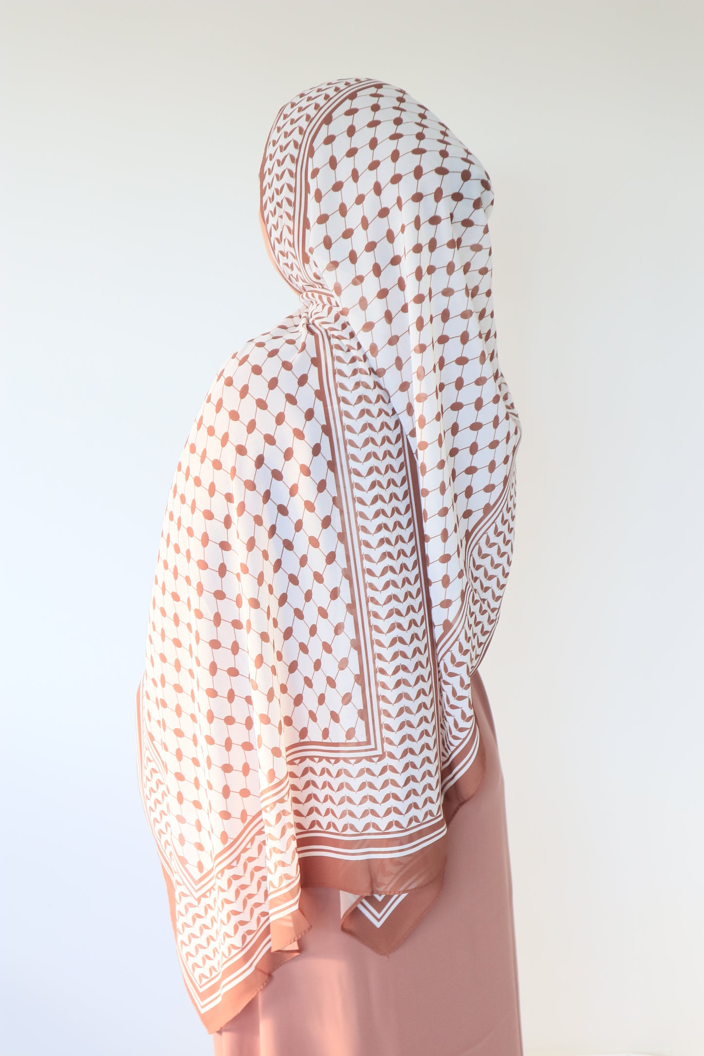 Kuffiye Scarf - Brown