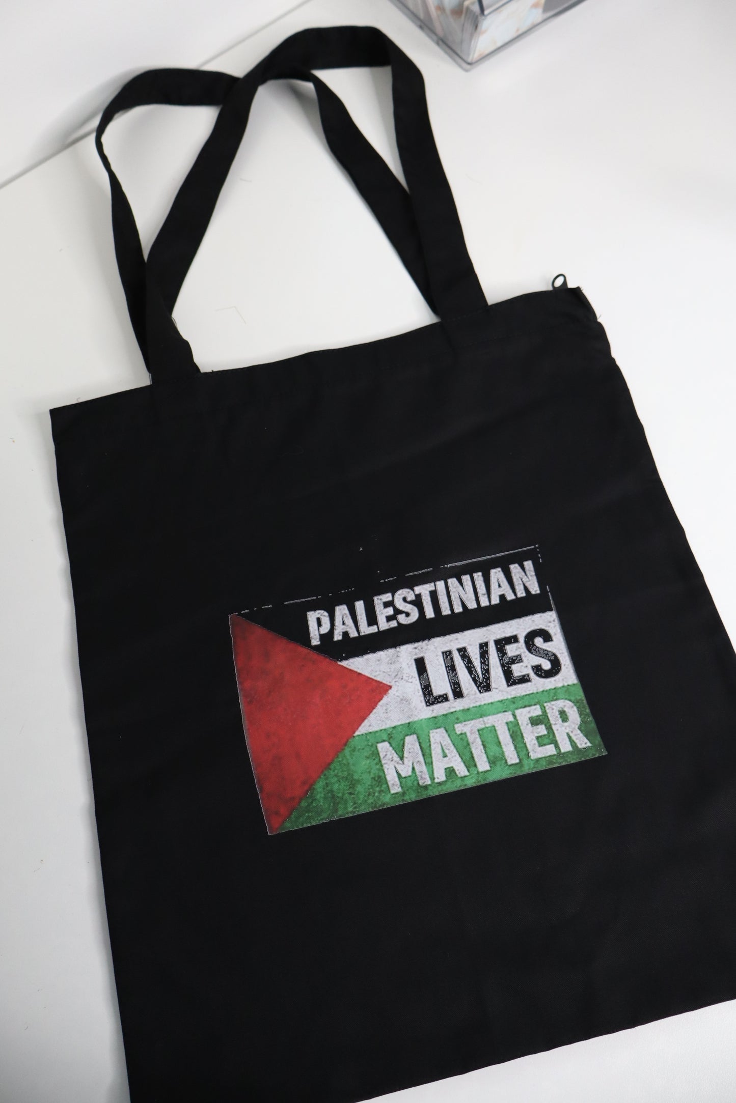 Stand with palestine totebag with zipper