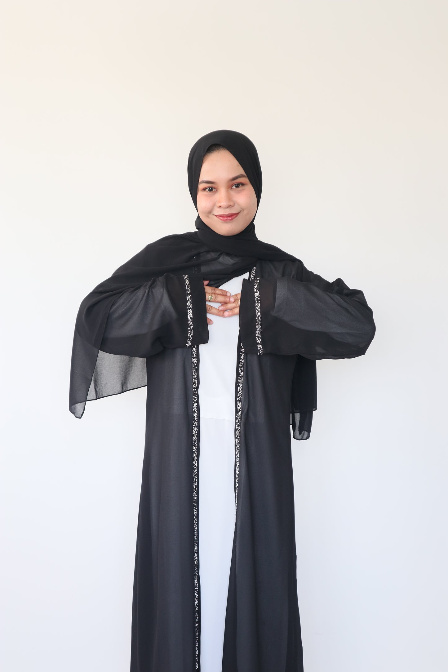 Zahra Abaya set - Black