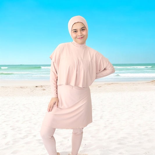 Burkini 3 in 1 Set - Blush