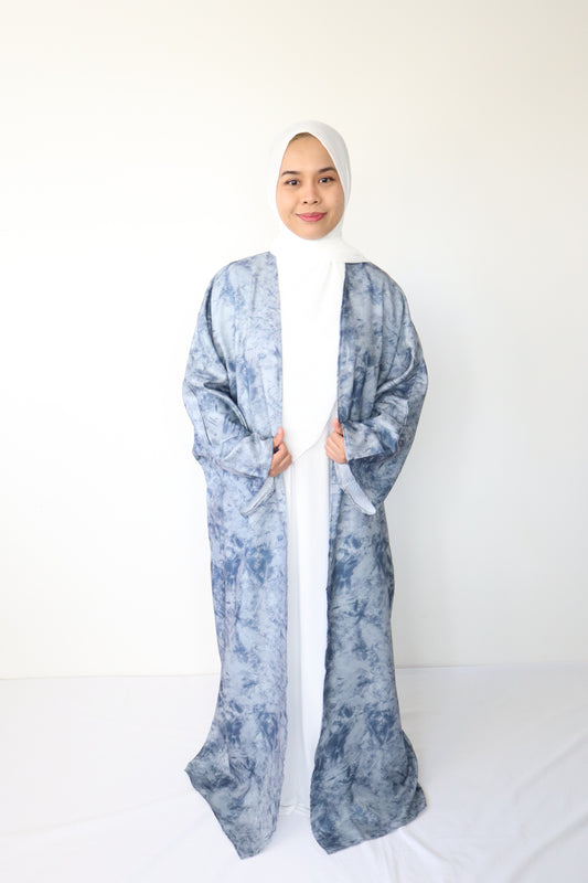 Inaya Abaya Outer - Navy