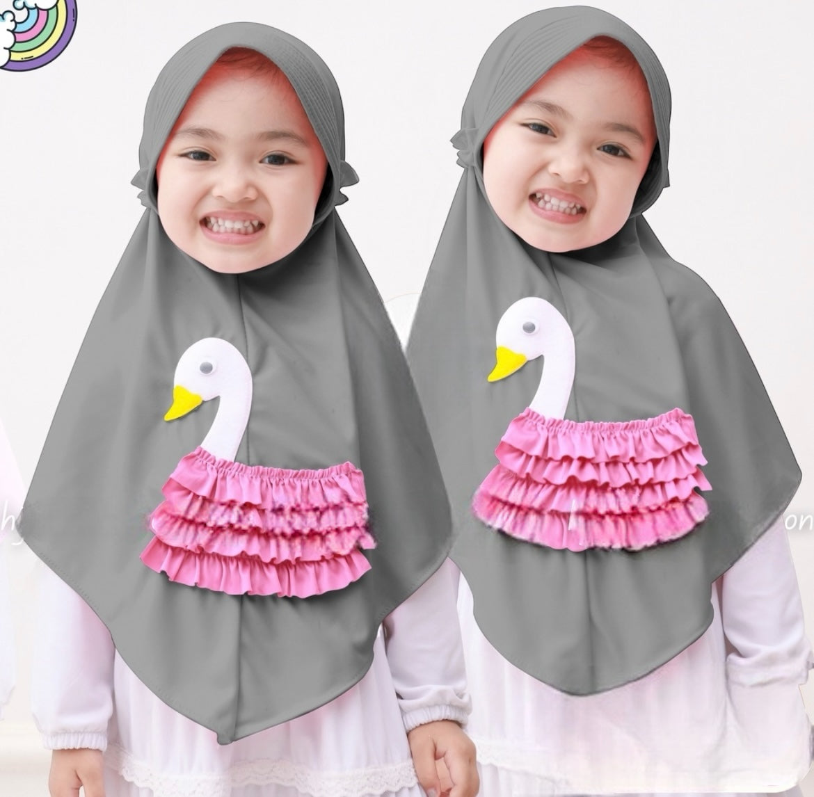 Kids Slip on Hijab - Goose