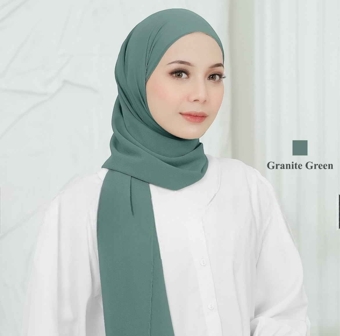 Chiffon Hijan - Natural soft colour collections