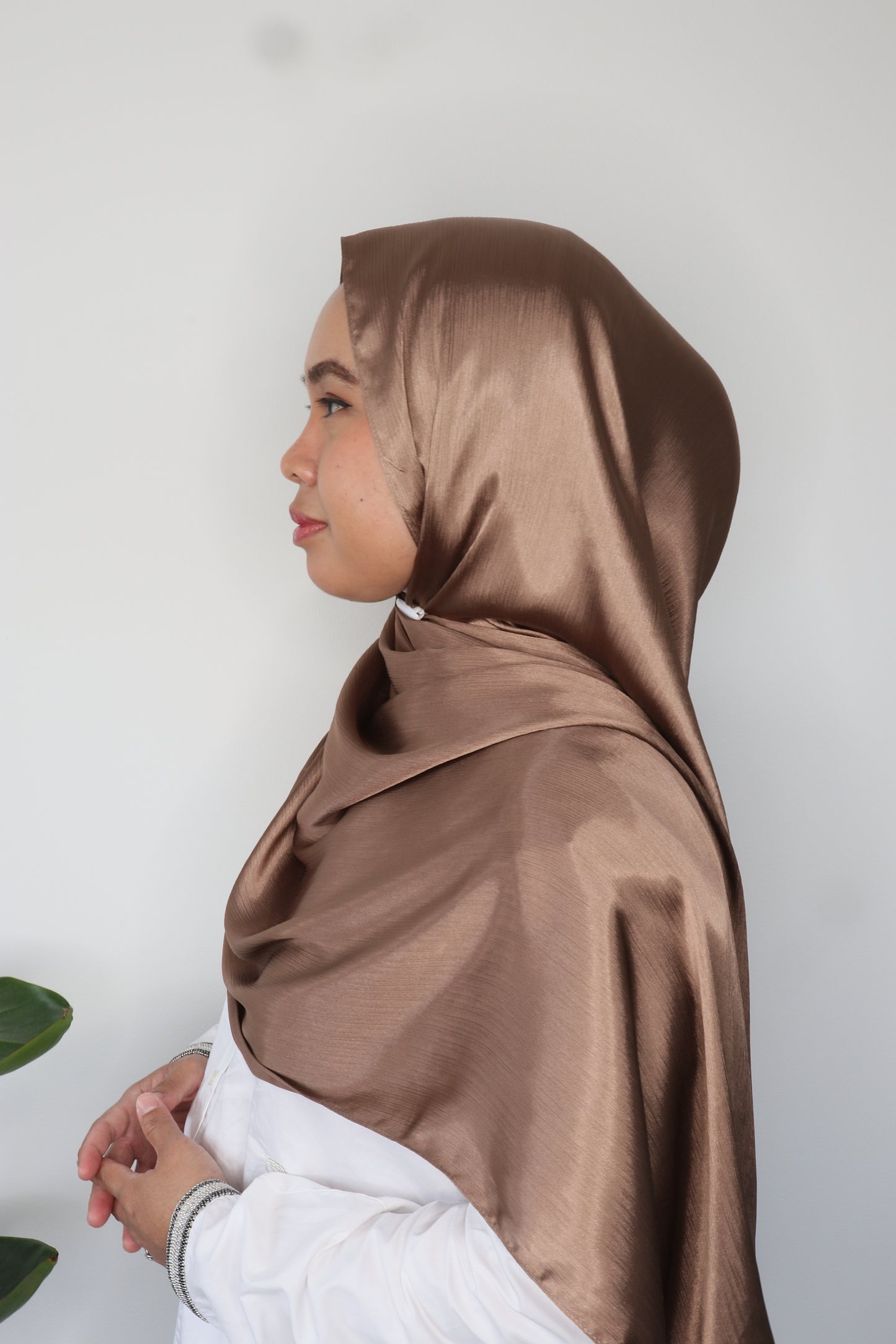 Textured Silk Luxe Hijab - Silk Cradenza