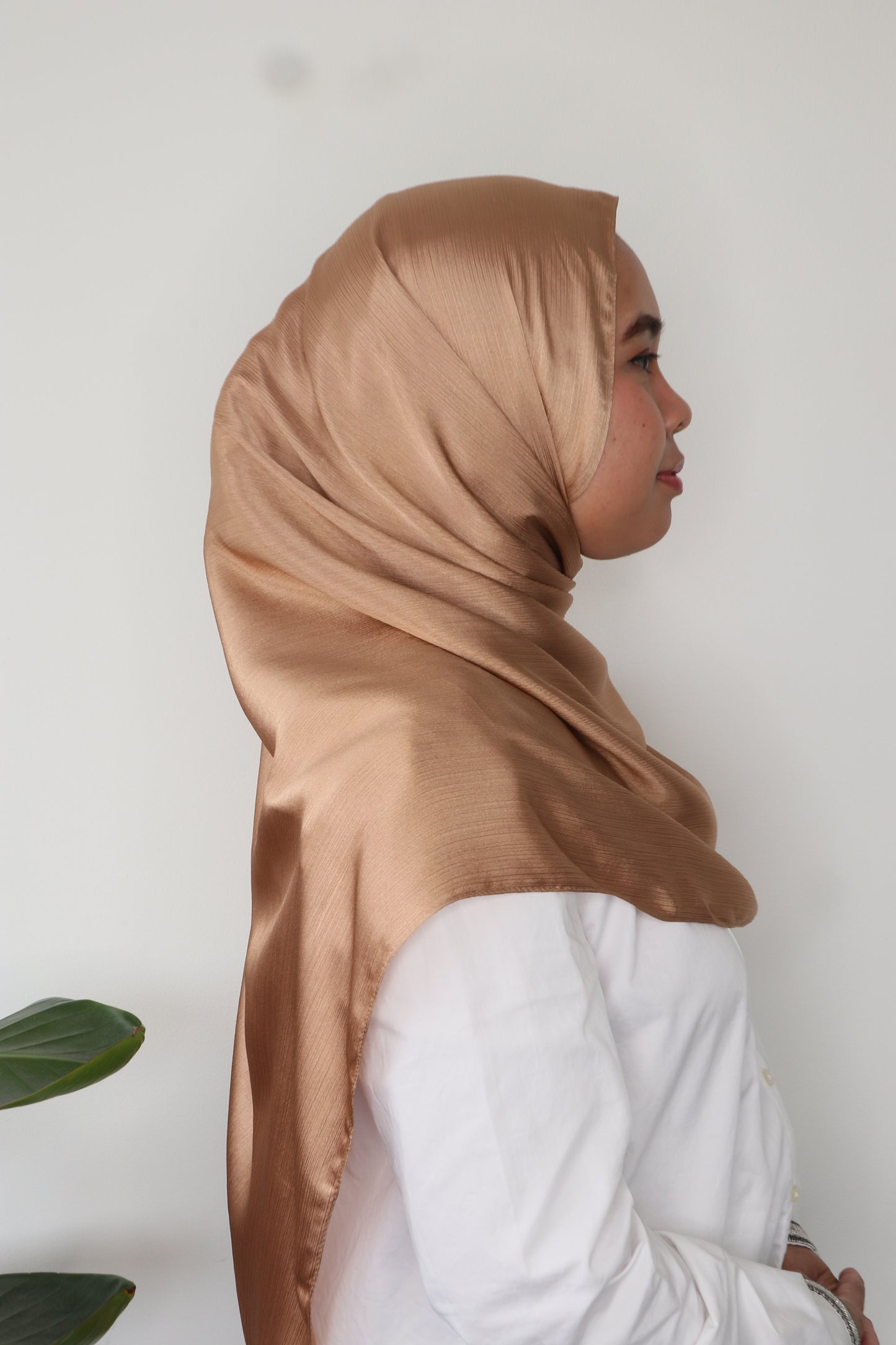 Textured Silk Luxe Hijab - Silk Cradenza