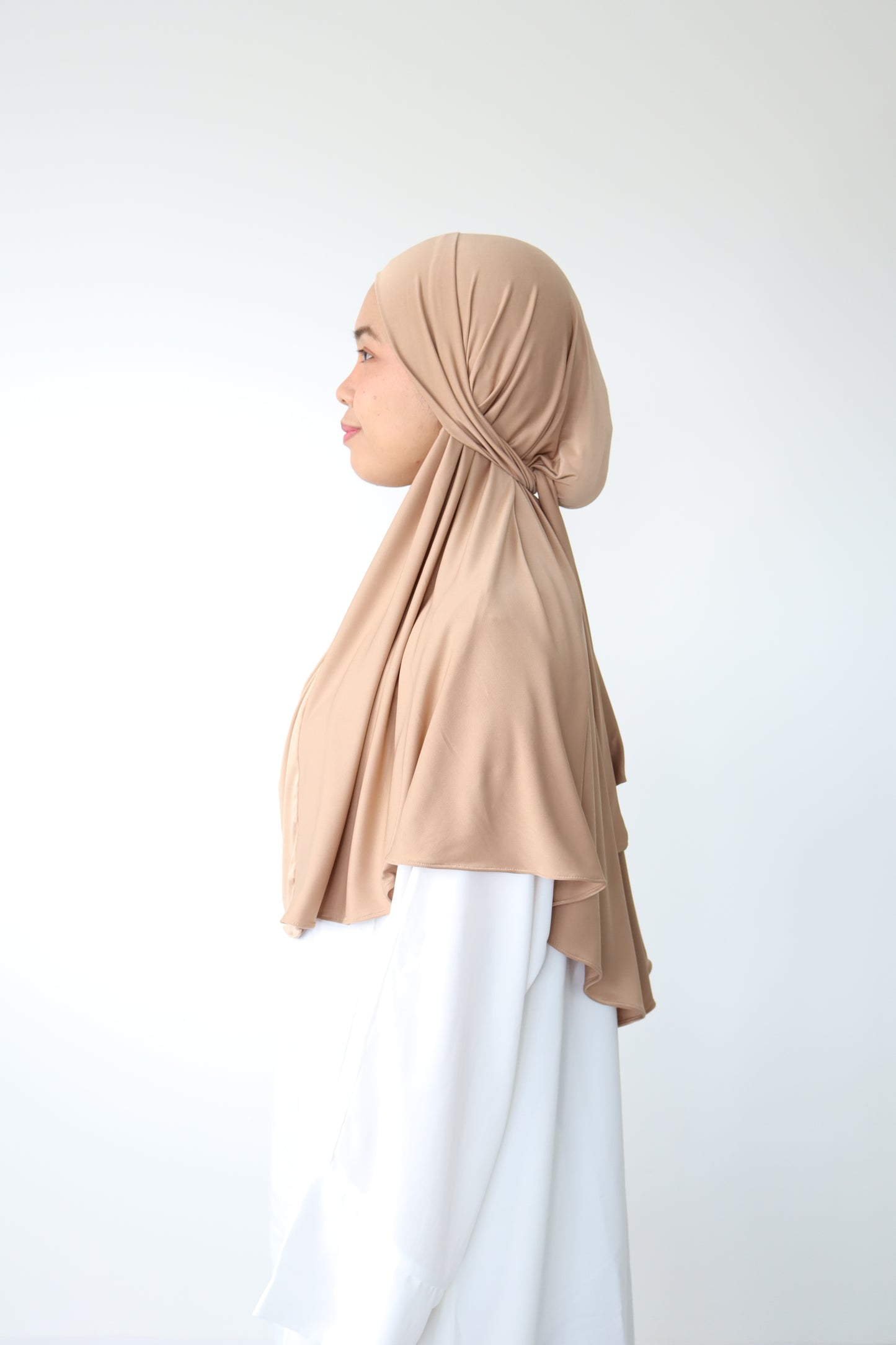 Khimar Jersey - Latte