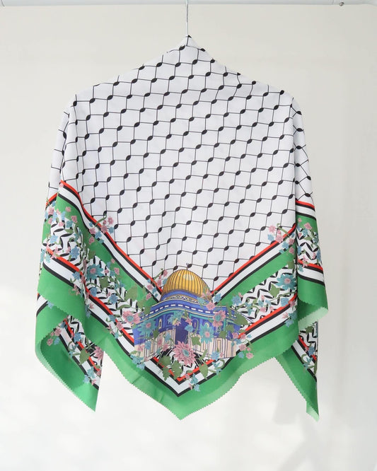 Palestine Hijab - Flower Dome