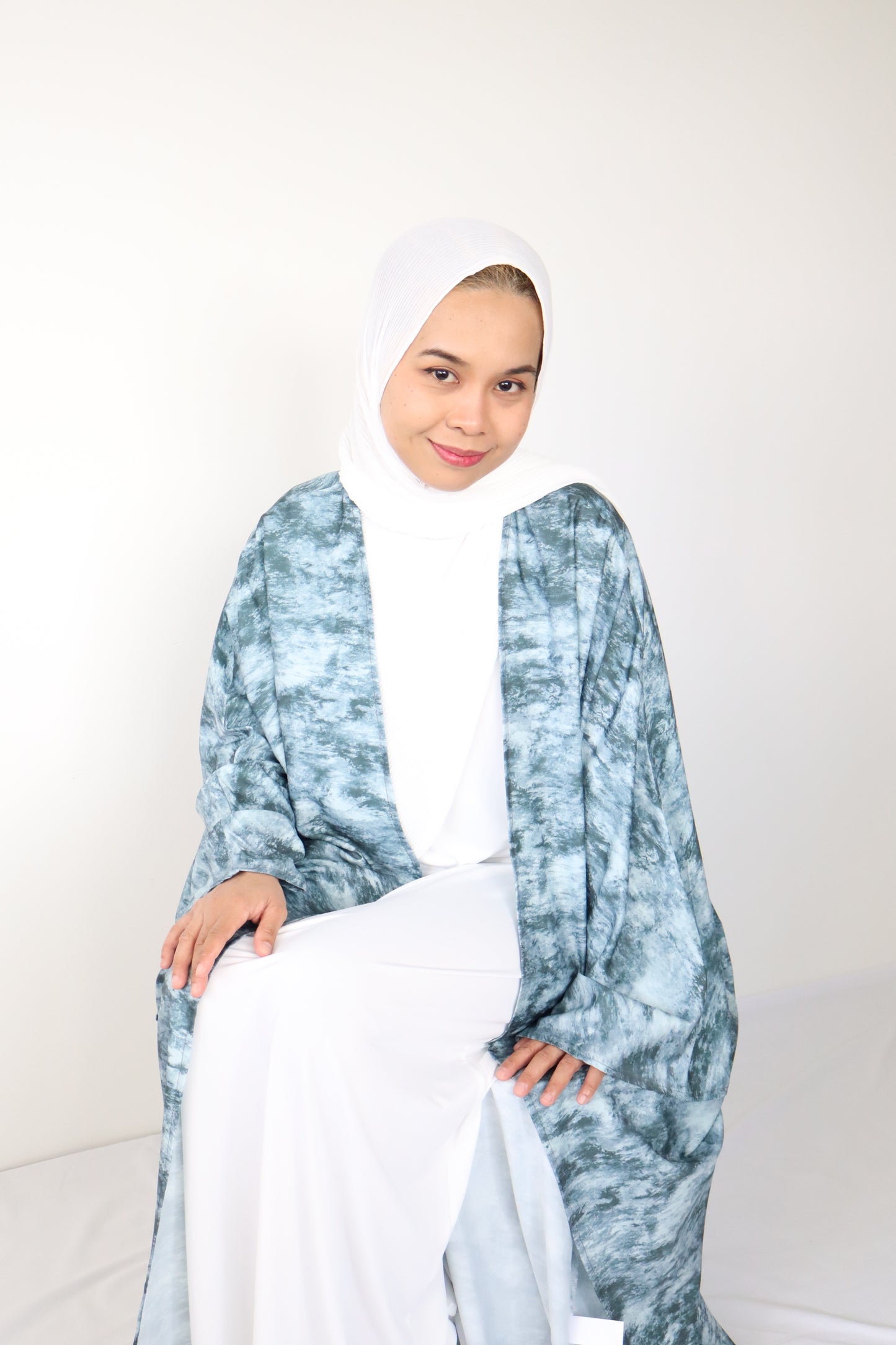 Inaya Abaya Outer - Dark Blue