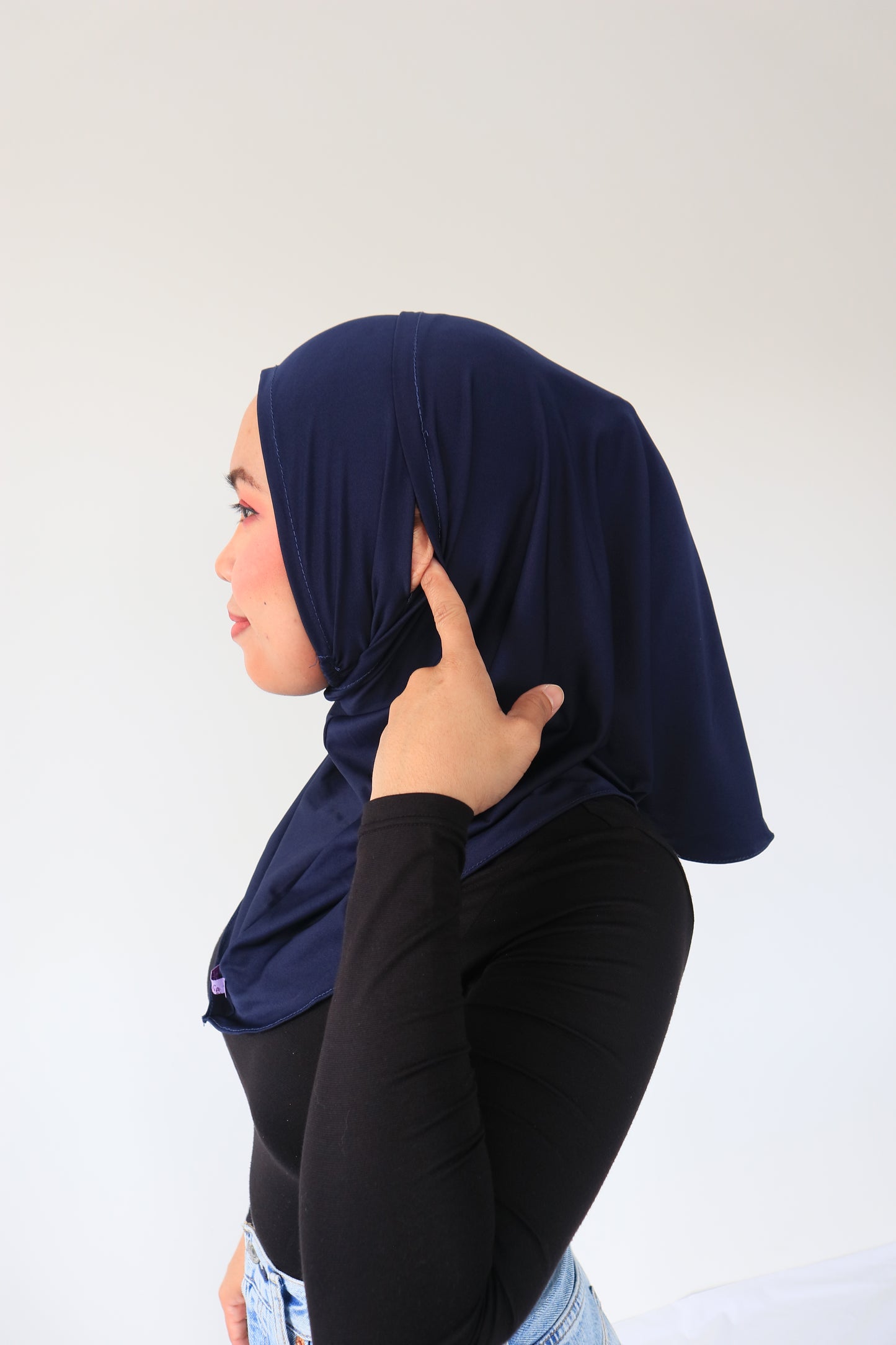 Instant hijab with ear holes for Glasses , Earpods, Mask and stethoscopes