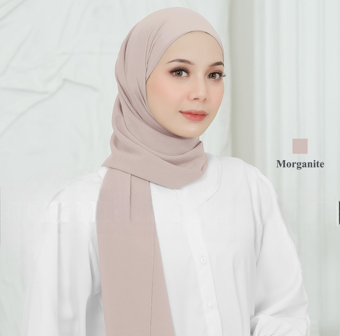 Chiffon Hijan - Natural soft colour collections