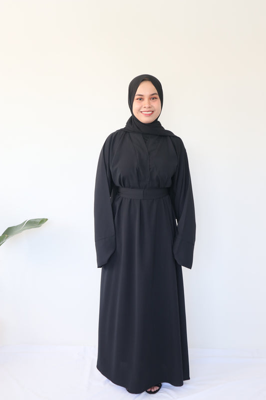 Aisha Basic Abaya - Black