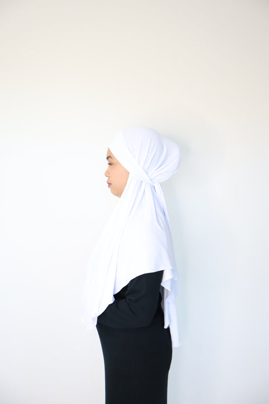 Khimar Jersey - White