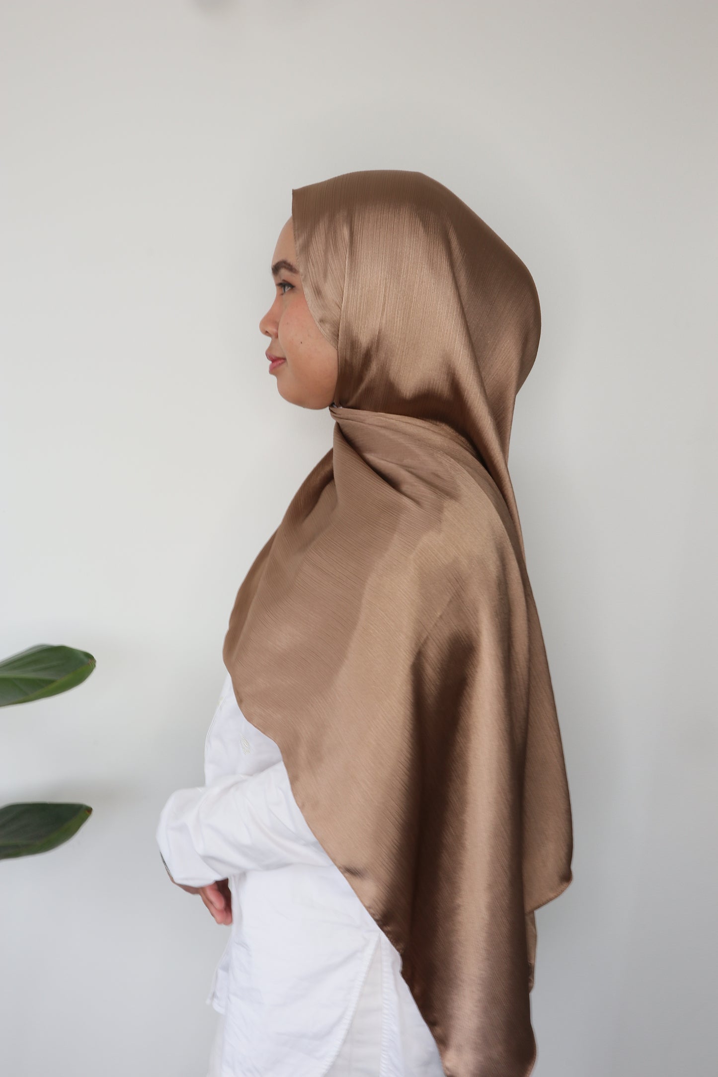 Textured Silk Luxe Hijab - Silk Cradenza