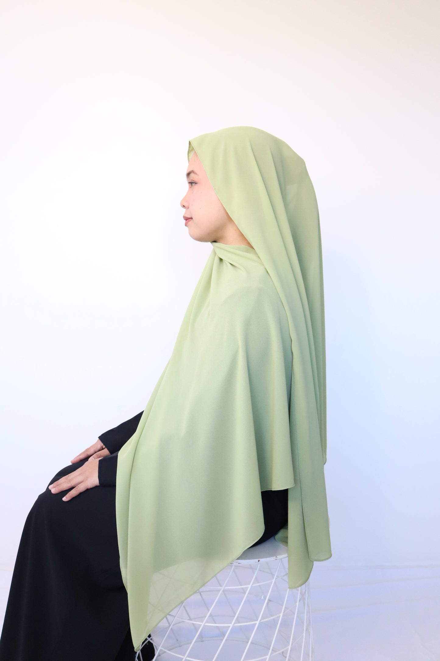 Chiffon Hijan - Natural soft colour collections