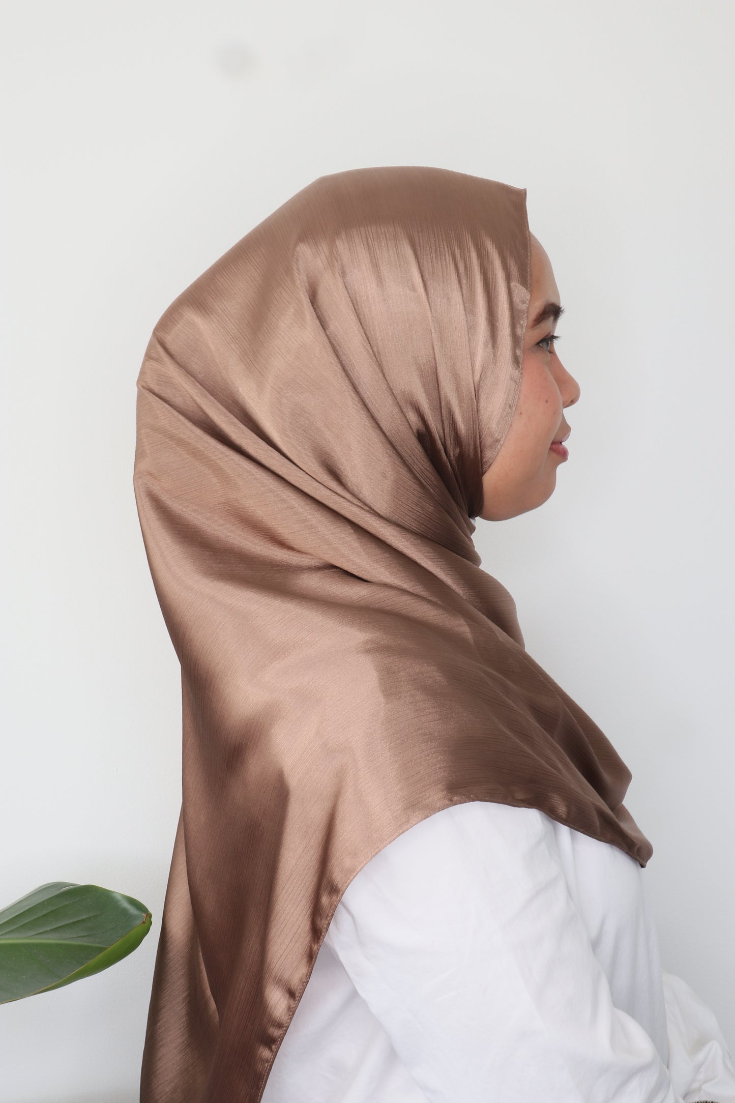 Textured Silk Luxe Hijab - Silk Cradenza