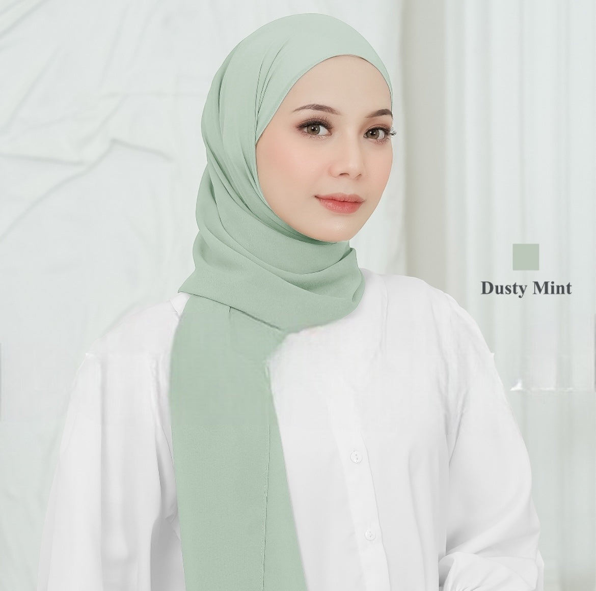 Chiffon Hijan - Natural soft colour collections