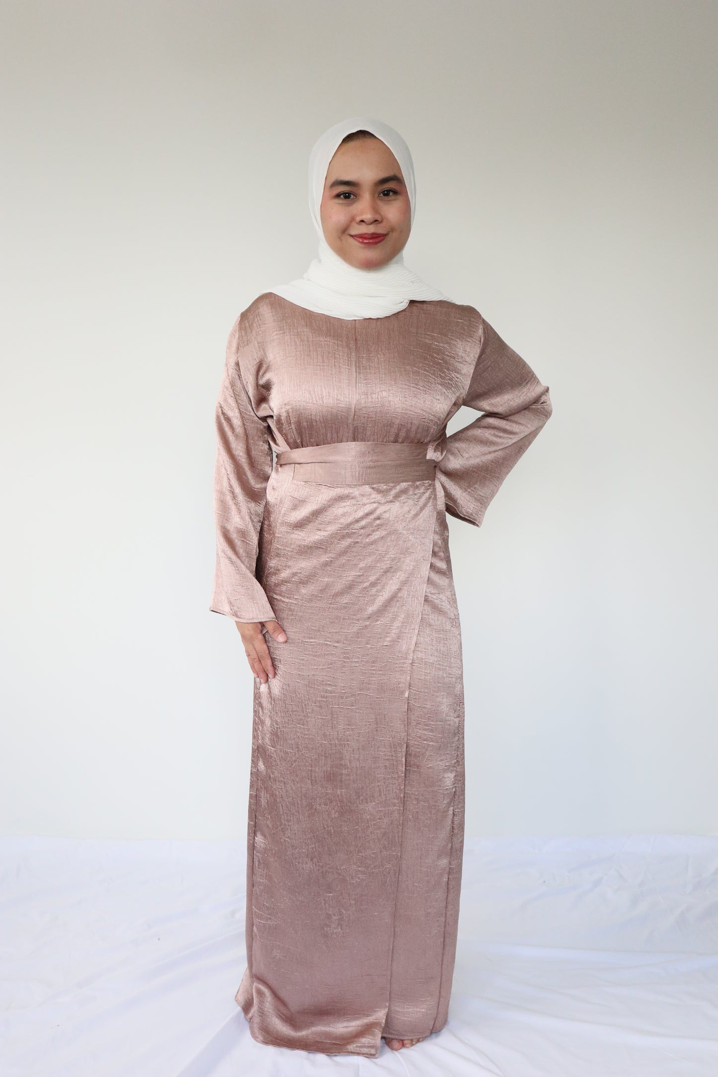 Chakira Wrapped Dress - Hazel