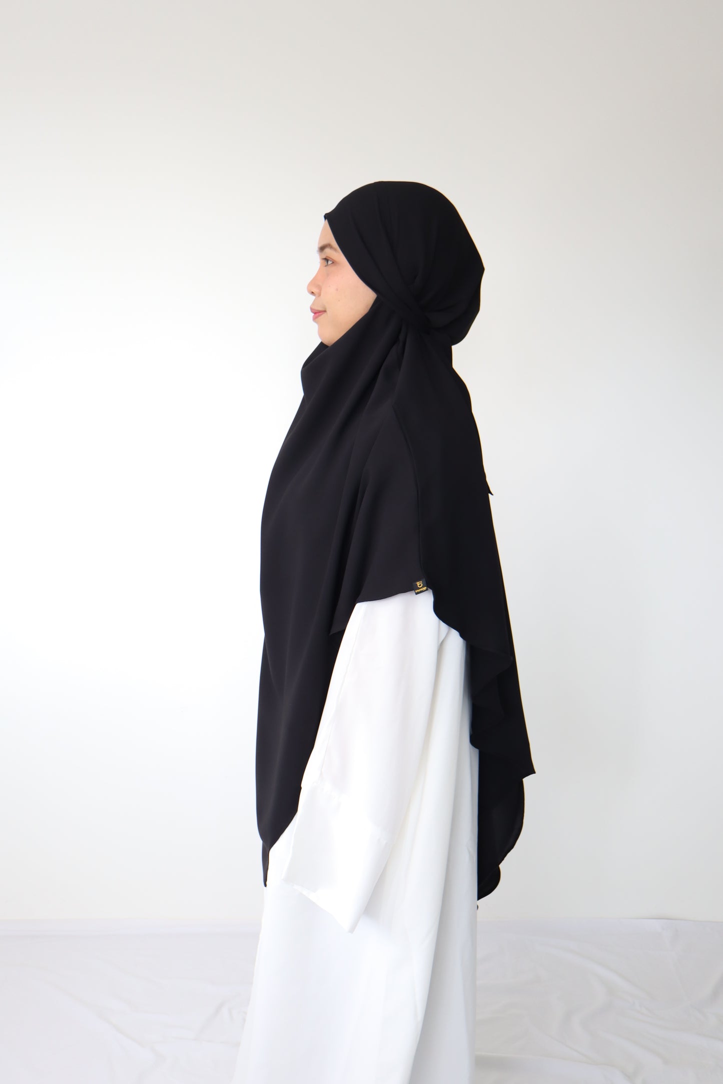 Khimar Mecca Anti UV - Black