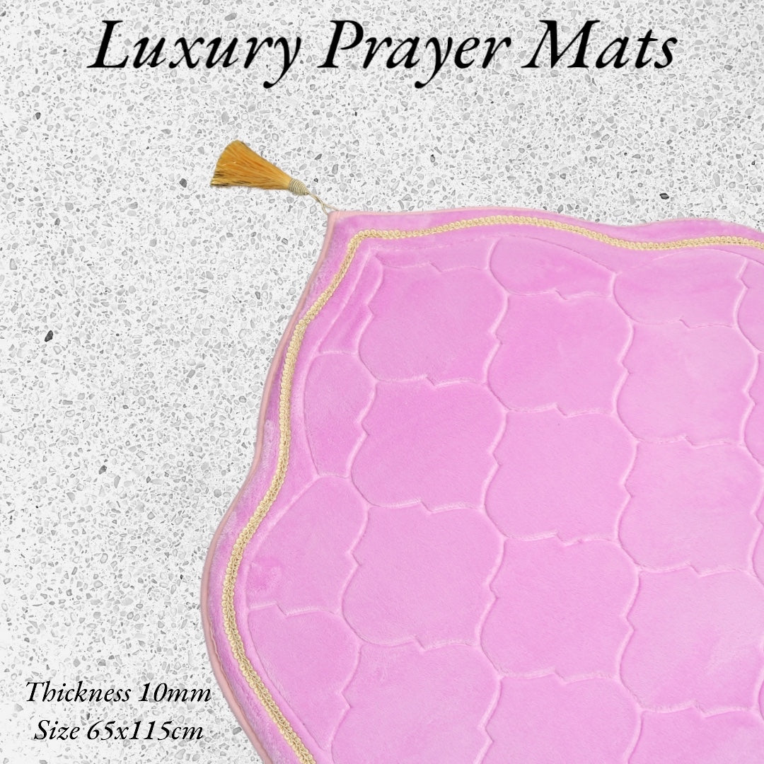 Luxe Prayer Mats Embroidered - Lilac