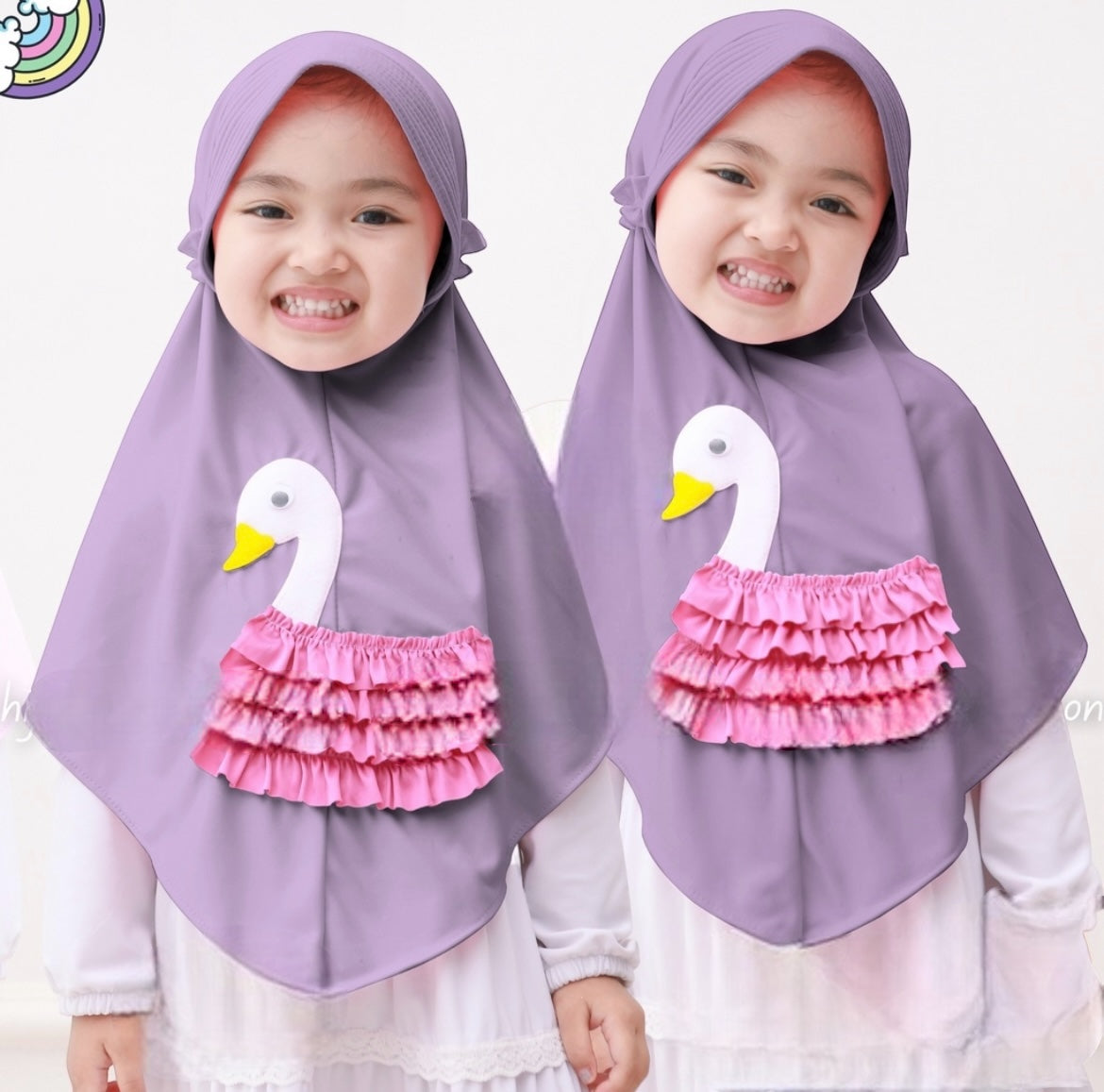 Kids Slip on Hijab - Goose