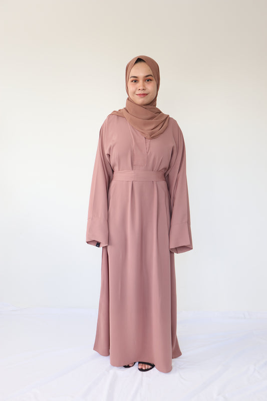 Aisha Basic Abaya - Mocca