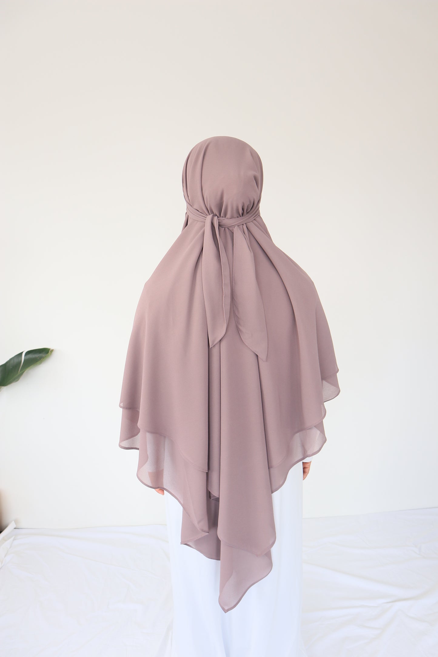 French Khimar Chiffon Tsurayya - Fossil