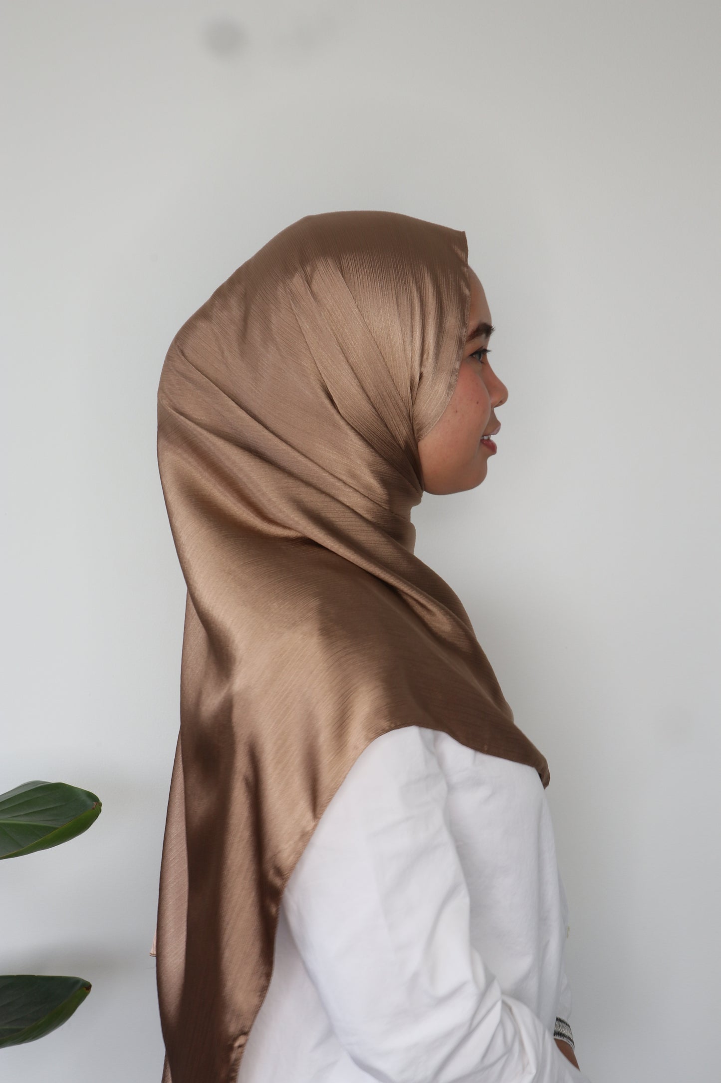 Textured Silk Luxe Hijab - Silk Cradenza