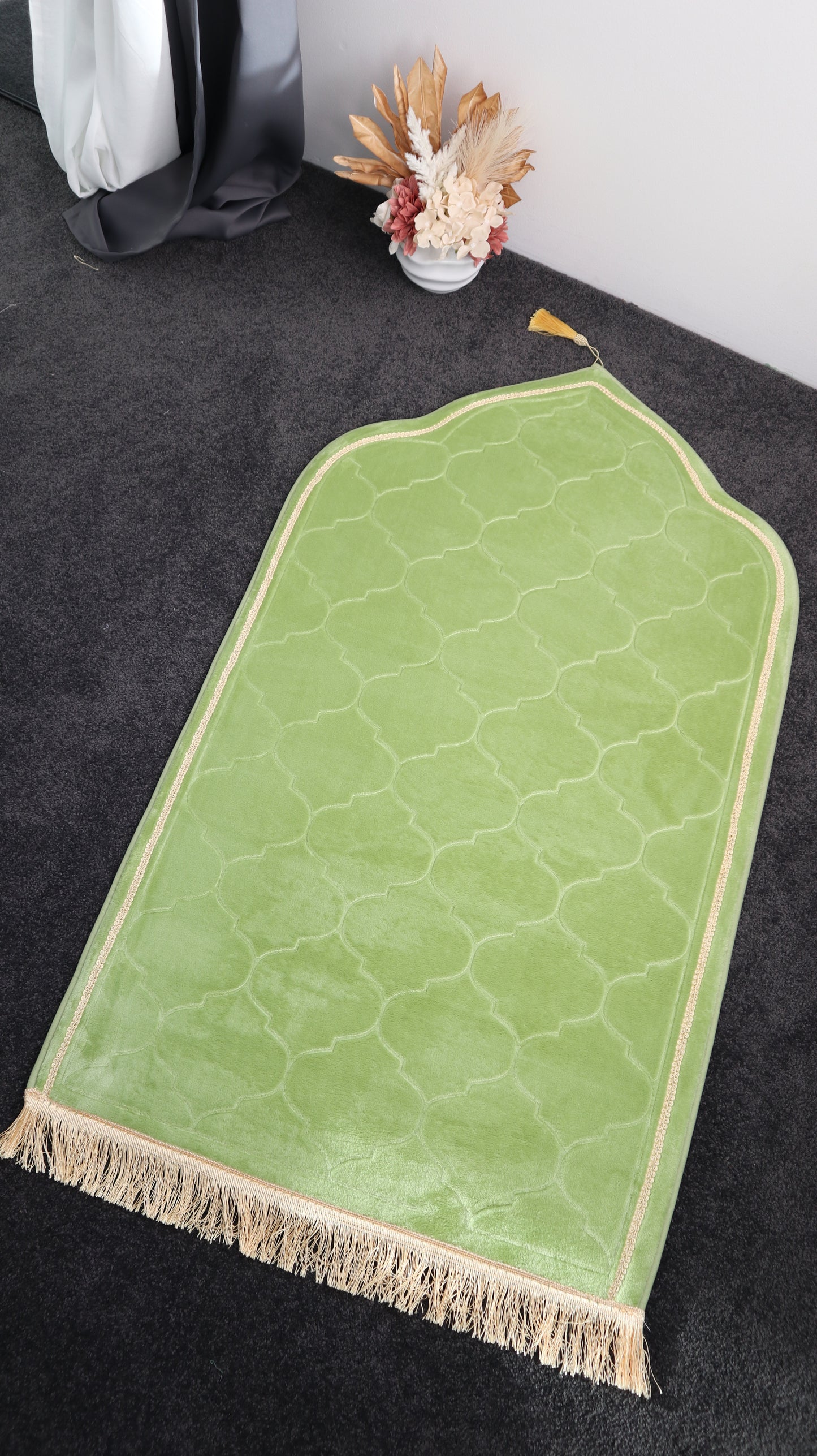 Luxury Prayer Mats Embroidered - Matcha