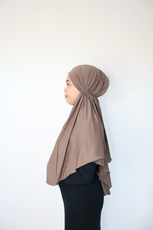 Khimar Jersey - Cappuchino