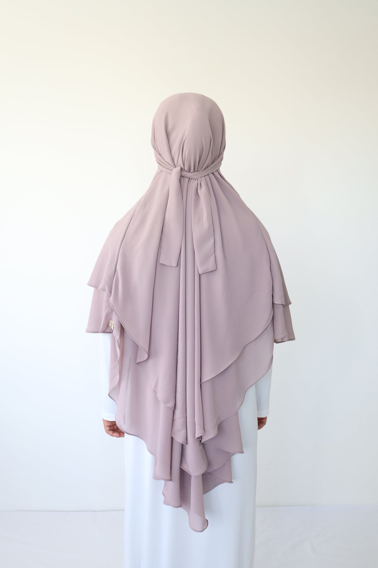 Kaylin Chiffon Khimar M - Simply Taupe