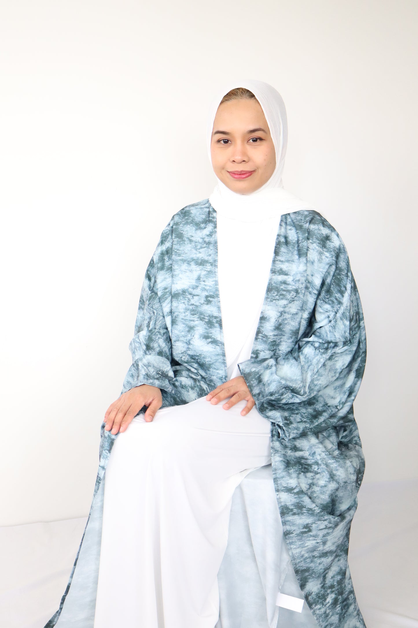 Inaya Abaya Outer - Dark Blue